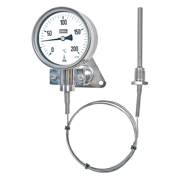 Thermometer with Capillary Line