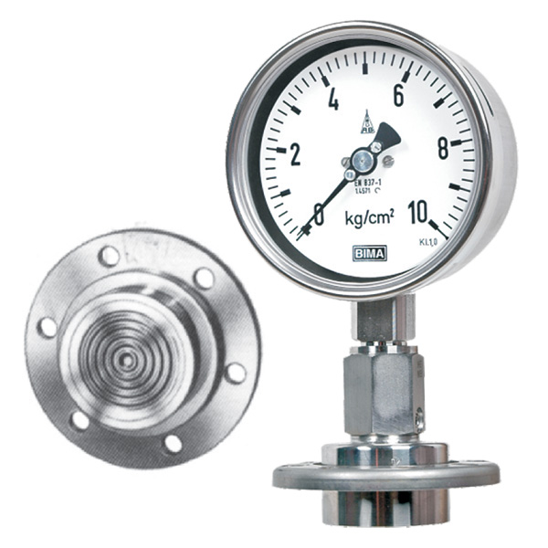 Diaphragm Seal Pressure Gauge for Pulp and Paper